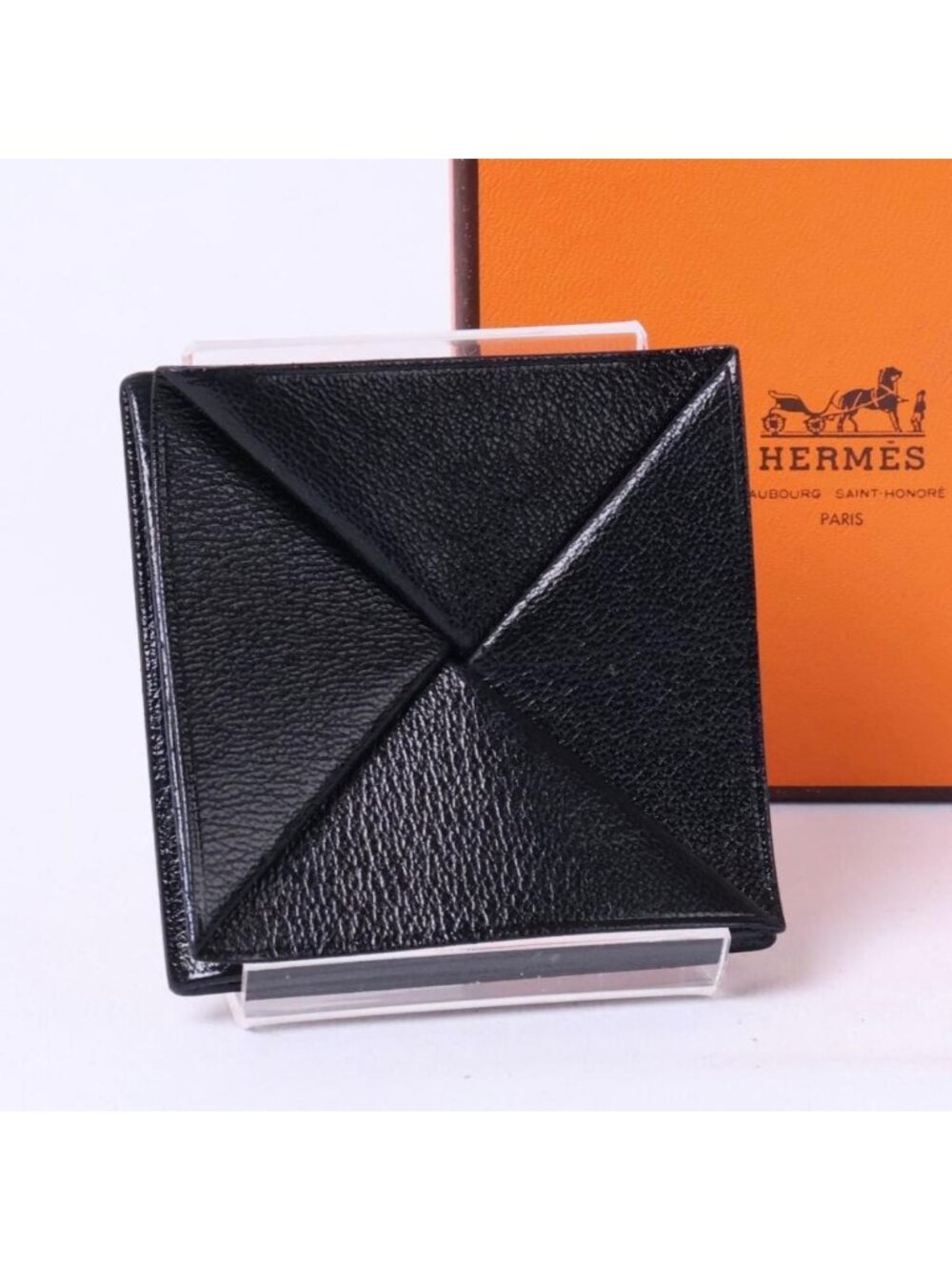 Hermes Zulu Coin Purse Black